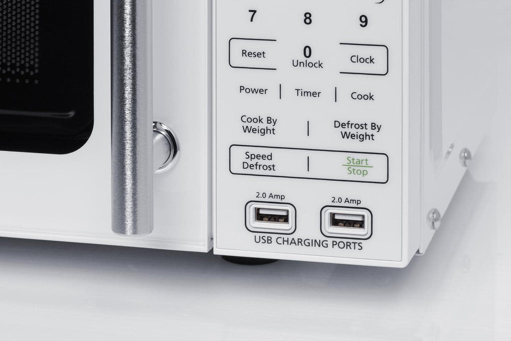 Compact Microwave with USB Charging & Allocator by Summit