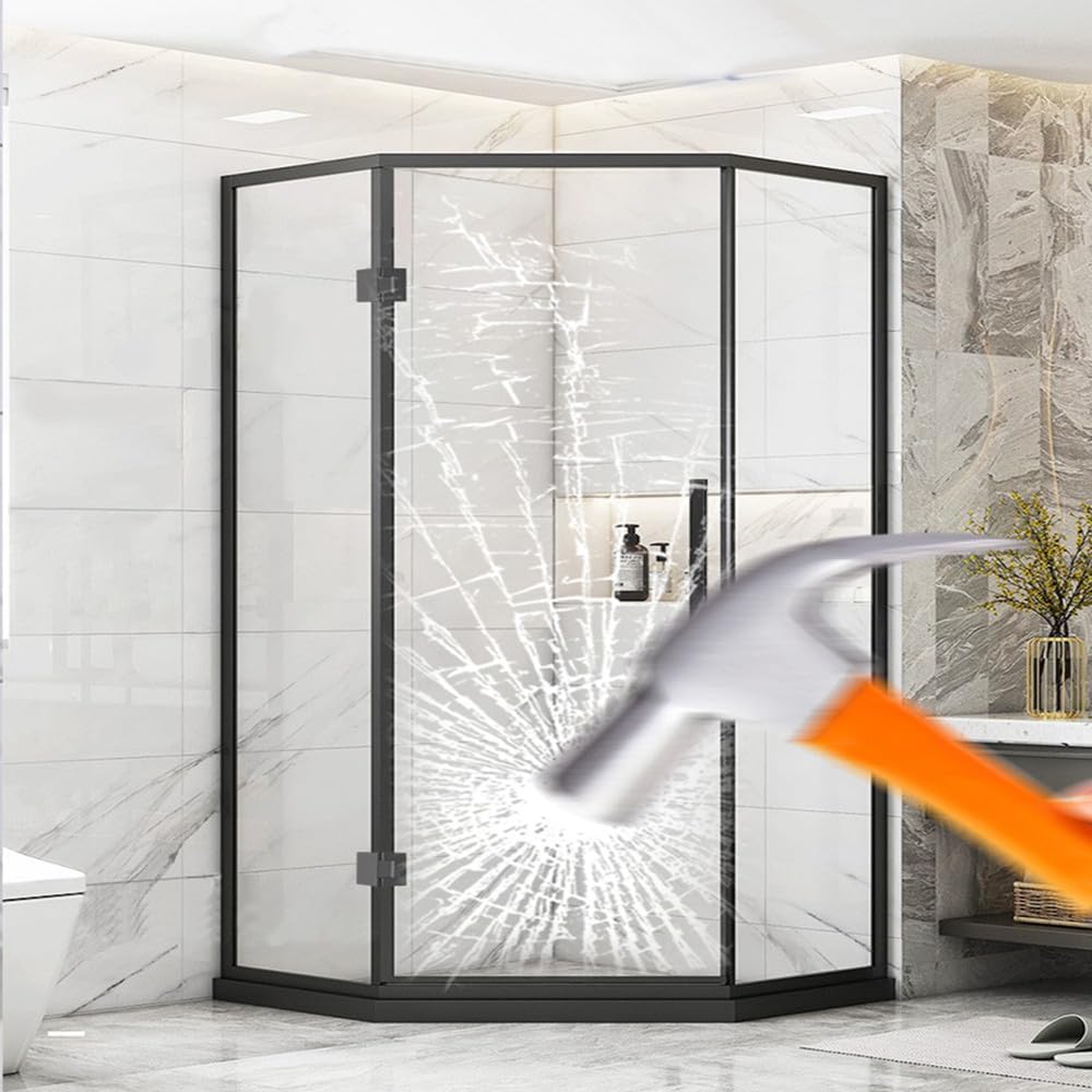 4mil Clear Window Security Film - Shatterproof, Switchable Glass Film for Home Office, 60Inch x 66Feet (Customizable Size)