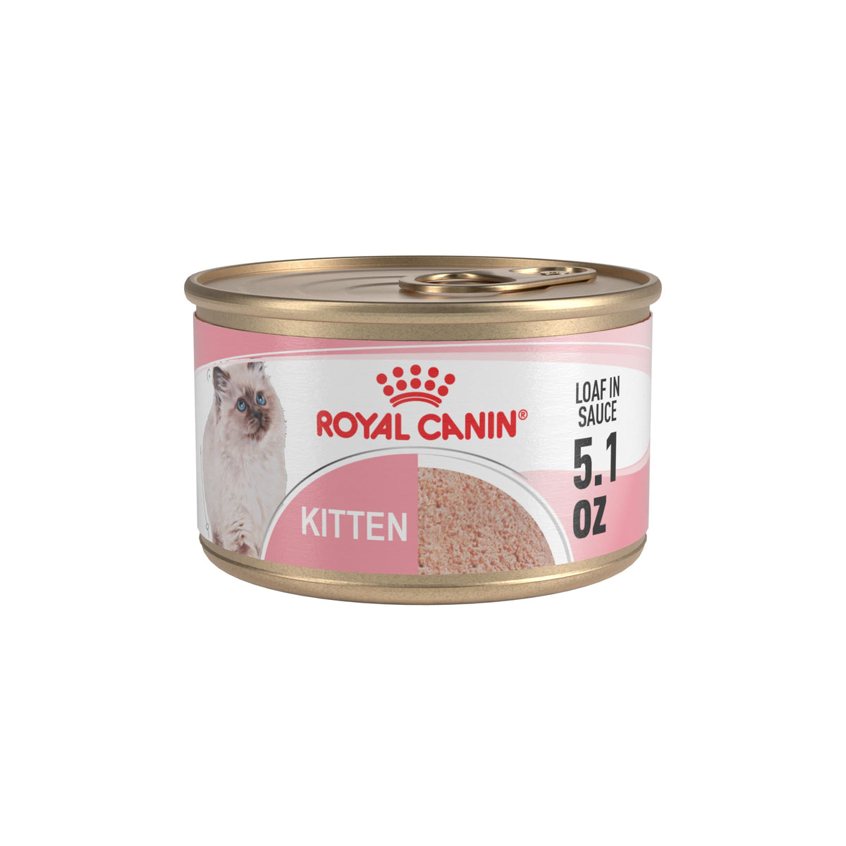 ROYAL CANIN Feline Health Nutrition Kitten Loaf in Sauce Cat Food, 3 oz (Pack of 24)