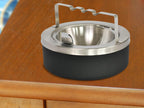 Outdoor Ashtray for Patio with Self-Closing Flip Top