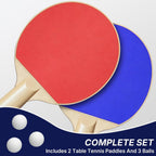 Zevemomo 8FT Ping Pong Table, Foldable Table Tennis Table with Wheels