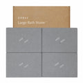Dorai Home Stone Bath Mat for Bathroom | Quick-Drying Diatomaceous Earth Shower Mat, Non-Slip Natural Stone Modern Bathroom Rugs, Customizable Design | Sandstone, Large - 32.1" x 22.8" x 0.6"