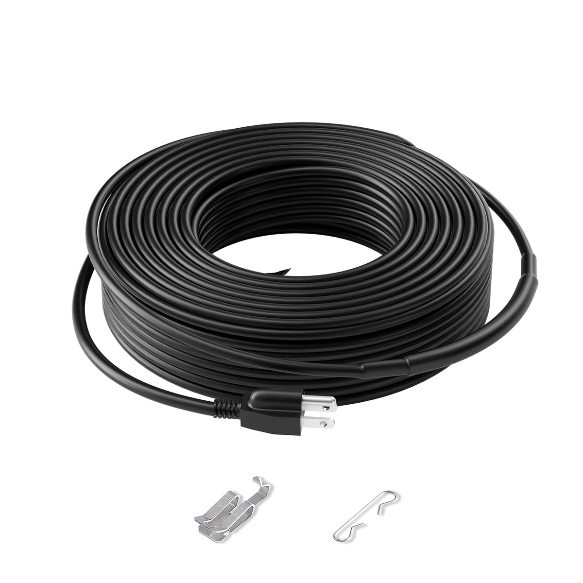 VEVOR Self-Regulating Pipe Heating Cable, 140FT 5W/FT Heat Tape for Pipes, Roof Snow Melting De-icing, Gutter and Pipe Freeze Protection