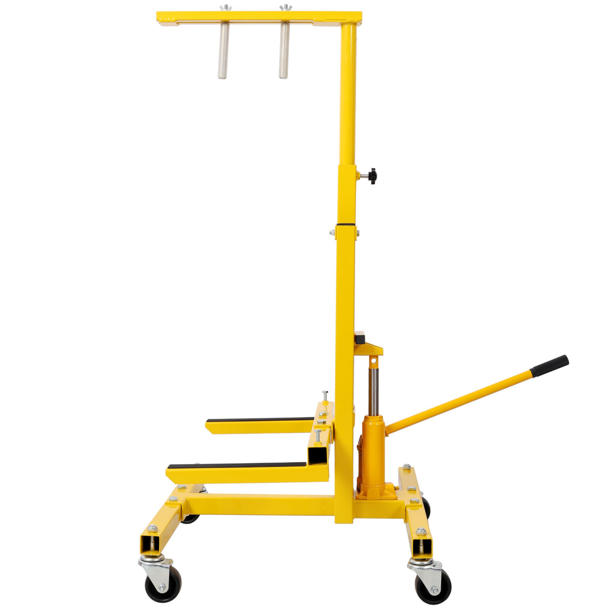 Hydraulic Car Lift, Jack Lifter for Car Door Installation and Removal, Red Steel Mobile Jack Stand with Hoist Dolly, Professional Tool for Garage Workshop, 2026 Upgrade (Yellow)
