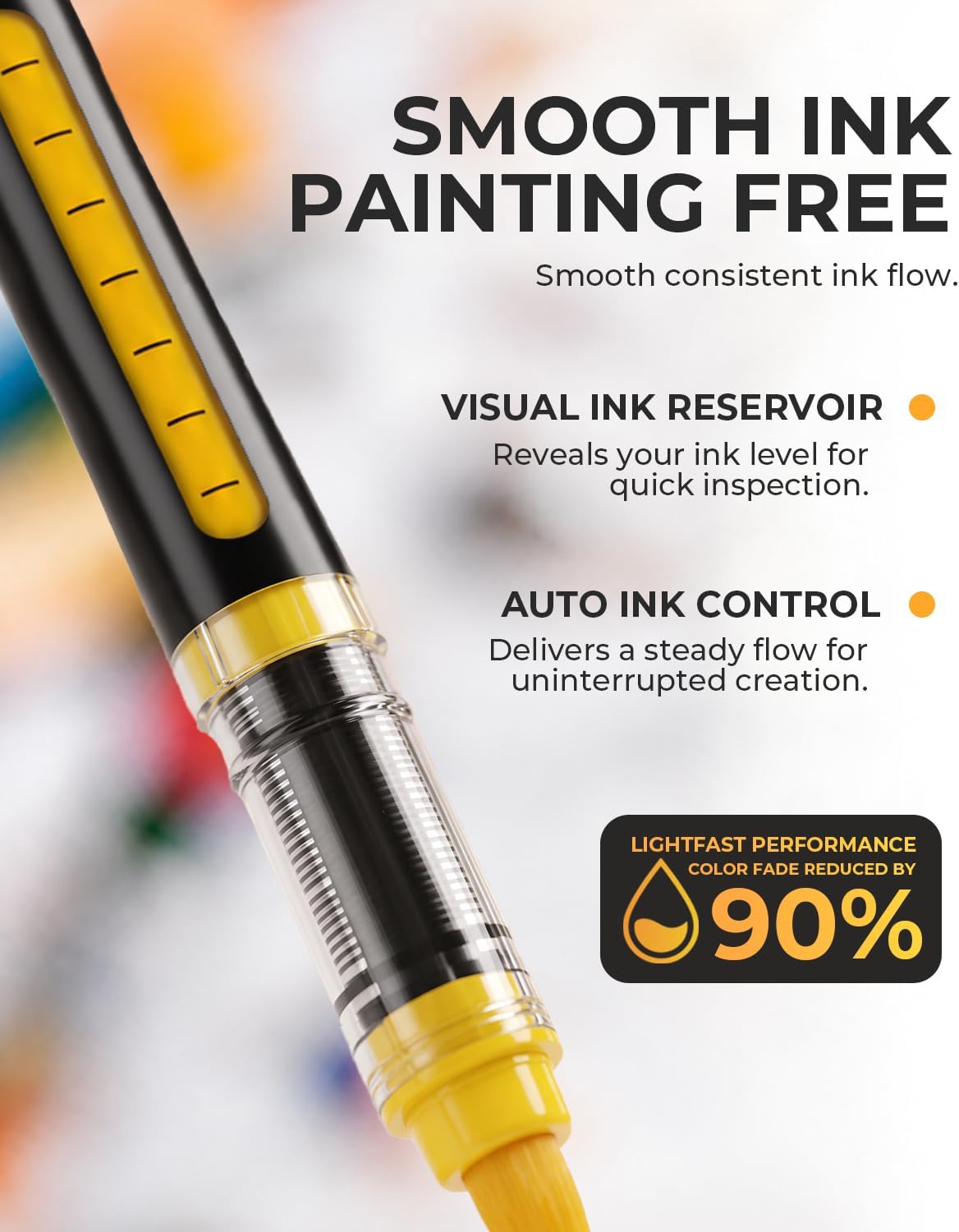 240 Colors Acrylic Paint Markers, 3X Large Capacity Flexible Tip Paint Pens