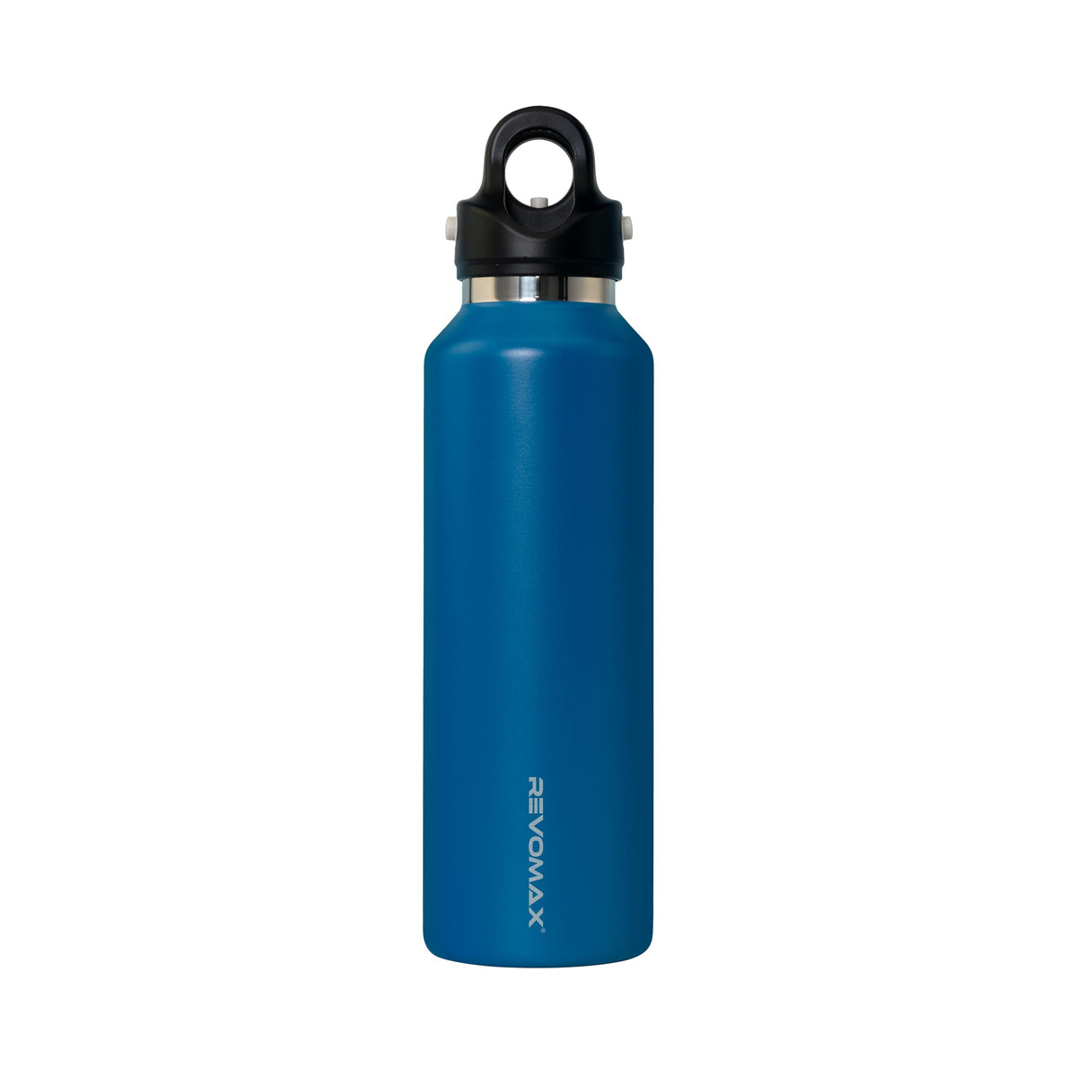 Revomax Titanium Series 20oz (592ml) Insulated Water Bottle, One-Hand Flash Release, Double Wall Vacuum Flask, 36H Cold 18H Hot, Leakproof, BPA Free, Lightweight for Gym, Travel, School - Oxidized
