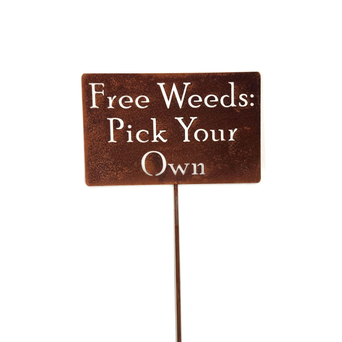Funny Garden Stake 20 to 33 Inches Tall (The Vineyard, Large 28" Tall)