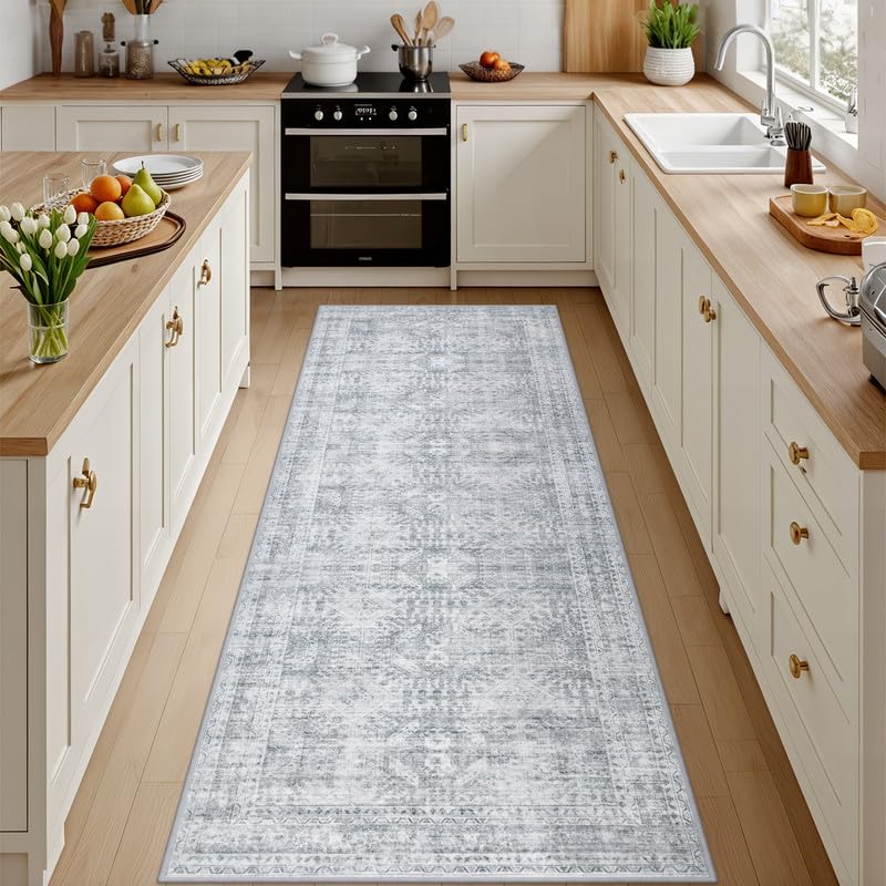 8x10 Area Rugs Living Room: Bedroom Washable Carpet Beige/Ivory