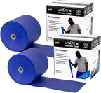CanDo Twin-Pak Latex-Free Exercise Band, Gold, 100 Yard
