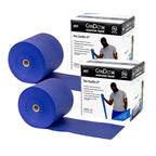 CanDo Twin-Pak Latex-Free Exercise Band, Gold, 100 Yard