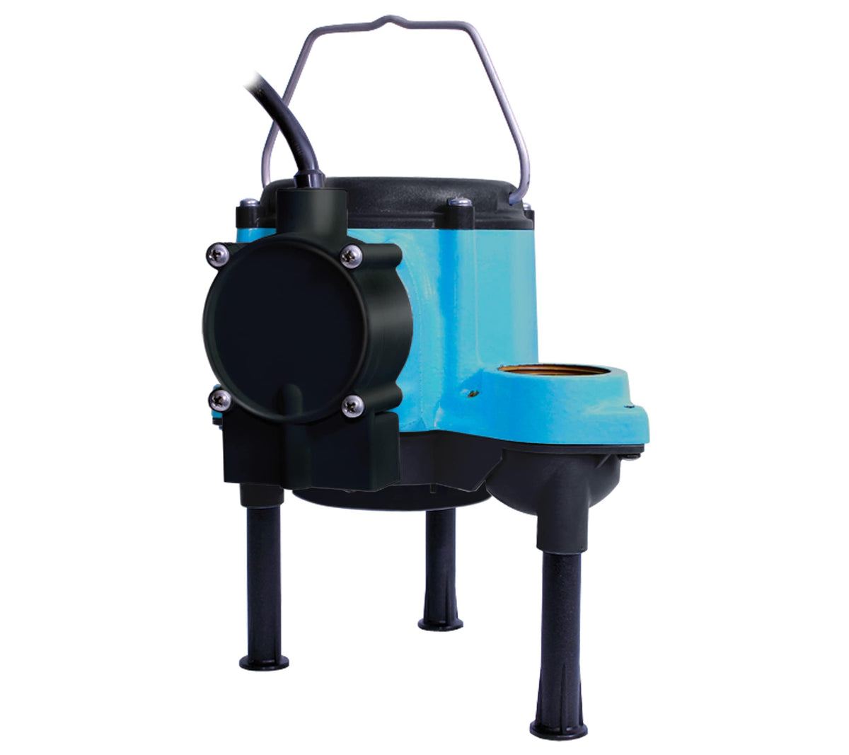 Little Giant 1/3 HP Cast Iron Submersible Sump Pump, Blue