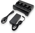 4-Port Charging Cradle for Zebra DS3678, LI3678 Wireless Barcode Scanner Batteries, Includes Power Supply | Alternative to SAC3600-4001CR