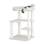 37.5" Cat Tree Tower for Large & Senior Cats, Low-Step Design