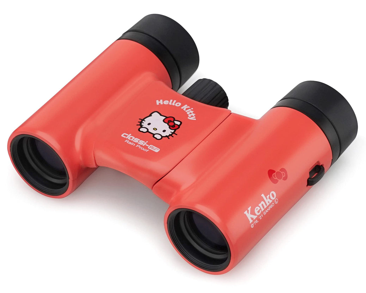 Kenko SK-CL0821KT Sanrio Binoculars for Concerts, 8X, 21 Caliber Ultra Lightweight & Ultra Compact, Rainproof, Multi-Coating, Hello Kitty