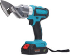 Cordless Electric Scissors High Speed Rotating Head 21V Lithium Battery Scissors for Metal Cutting (US Plug)