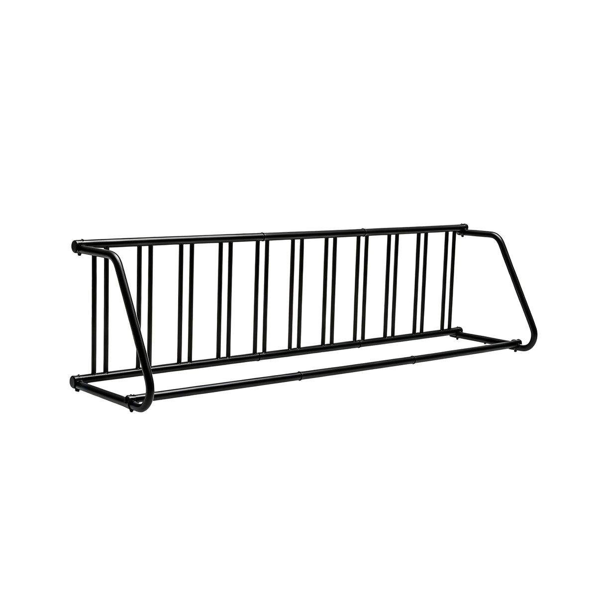 10-Bike Floor Rack, 122" Steel Single-Sided Bike Storage Stand