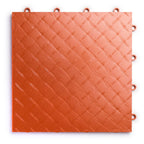 SnapLock RaceDeck Diamond 12"x12" Interlocking Garage Tiles, 48pk, Red