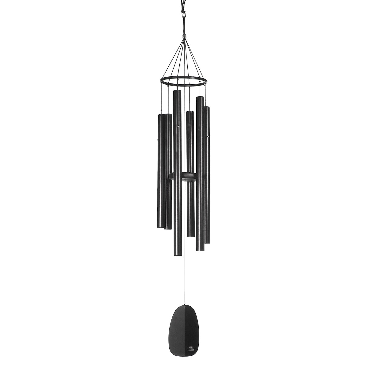 Woodstock Chimes Signature Collection, Windsinger Chimes of Orpheus, 54'' Silver Wind Chimes for Outdoor, Patio, Home or Garden Décor (WWOS)