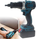 Cordless Rivet Nut Tool, Electric Rivet Nut Kit, Portable Electric Automatic Brushless Blind Rivet Nut Tool for Aluminum, Iron, Stainless Steel
