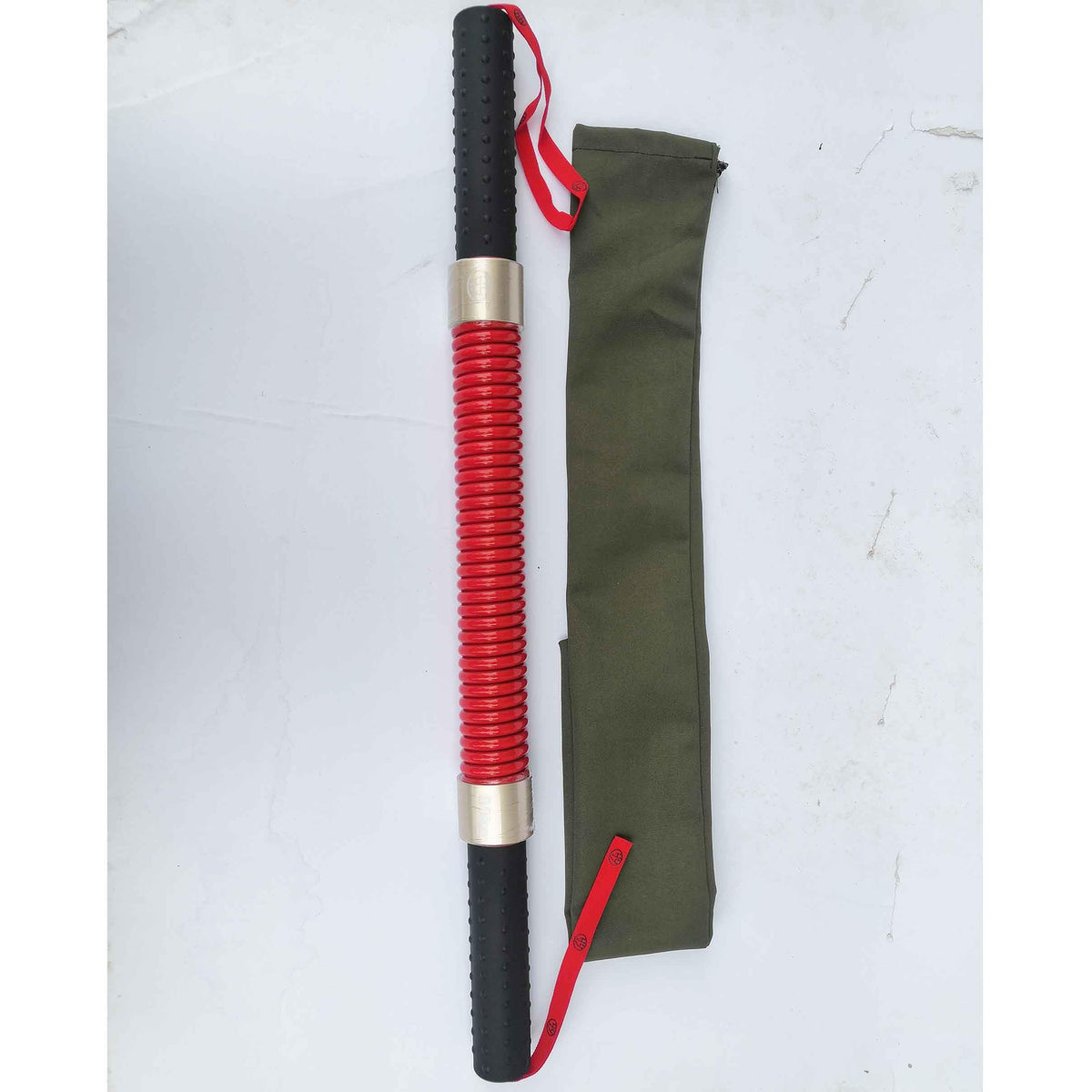 HAOYING Red Power Twister Bar Arm Shoulder Upper Body Chest Builder Strengthener Spring Exercise Bicep Blaster 60 kg - 130 kg