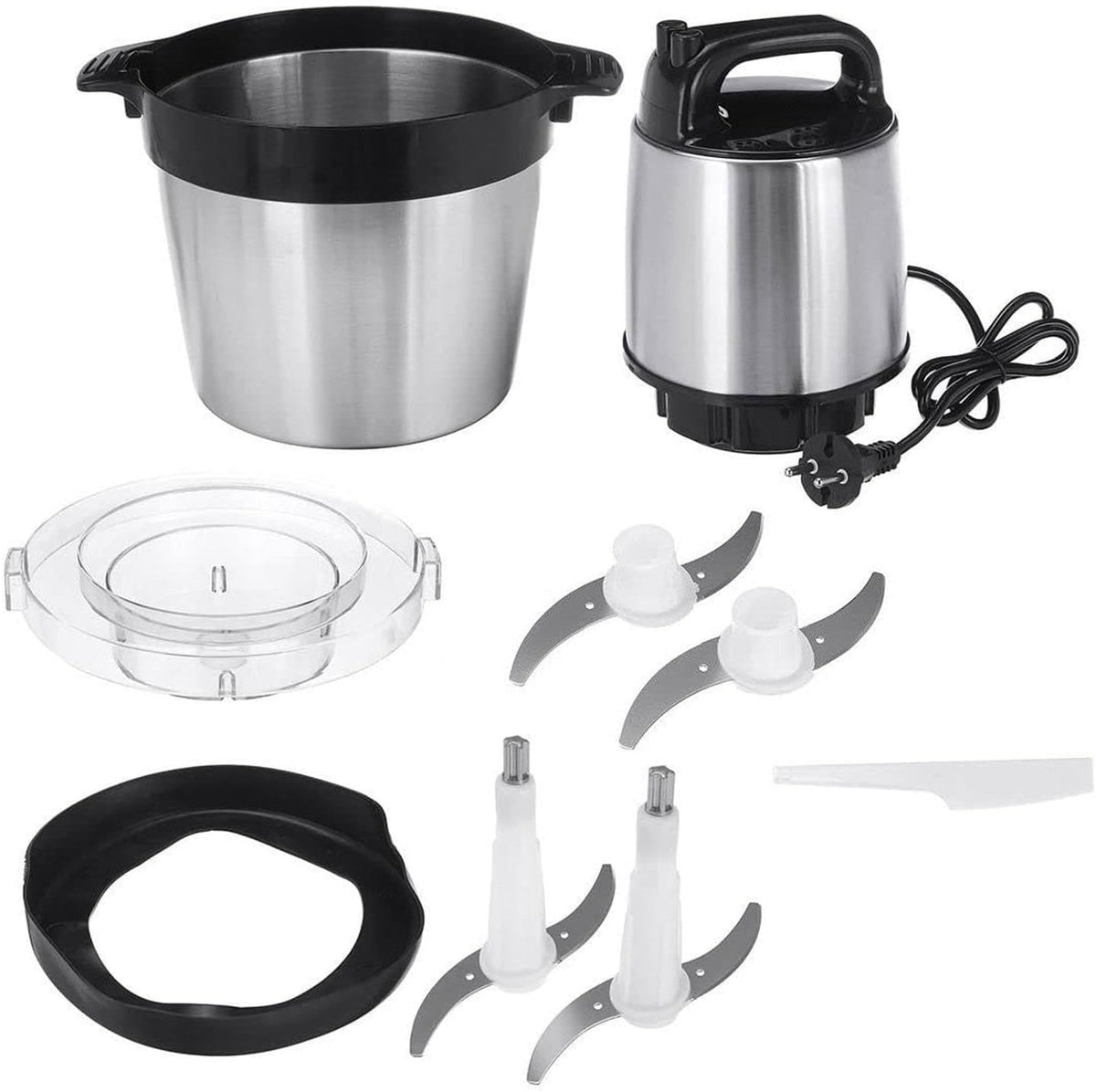 Electric Meat Grinder - 2 Gear, 1000w Automatic Food Processor - Efficiently Minces Meat And Chops Vegetables - Ideal For Fruits, Nuts - For Home And Commercial Use