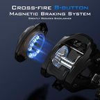 KastKing Megatron 100&200 Baitcasting Reels, Low Profile, High Capacity