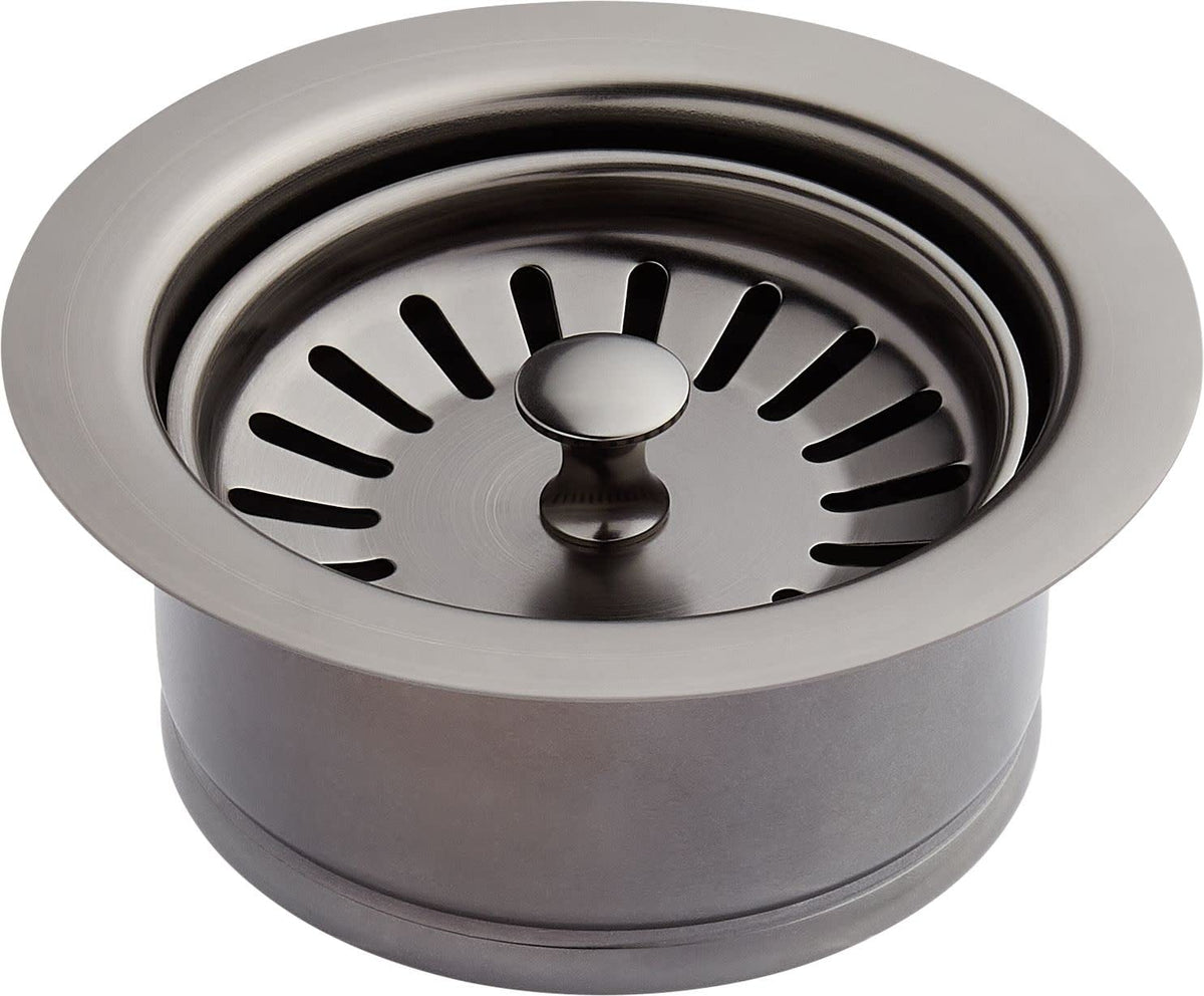 Signature Hardware 483692 4-1/2" Garbage Disposal Flange with Stopper for Sinks up to 5/8" Thick