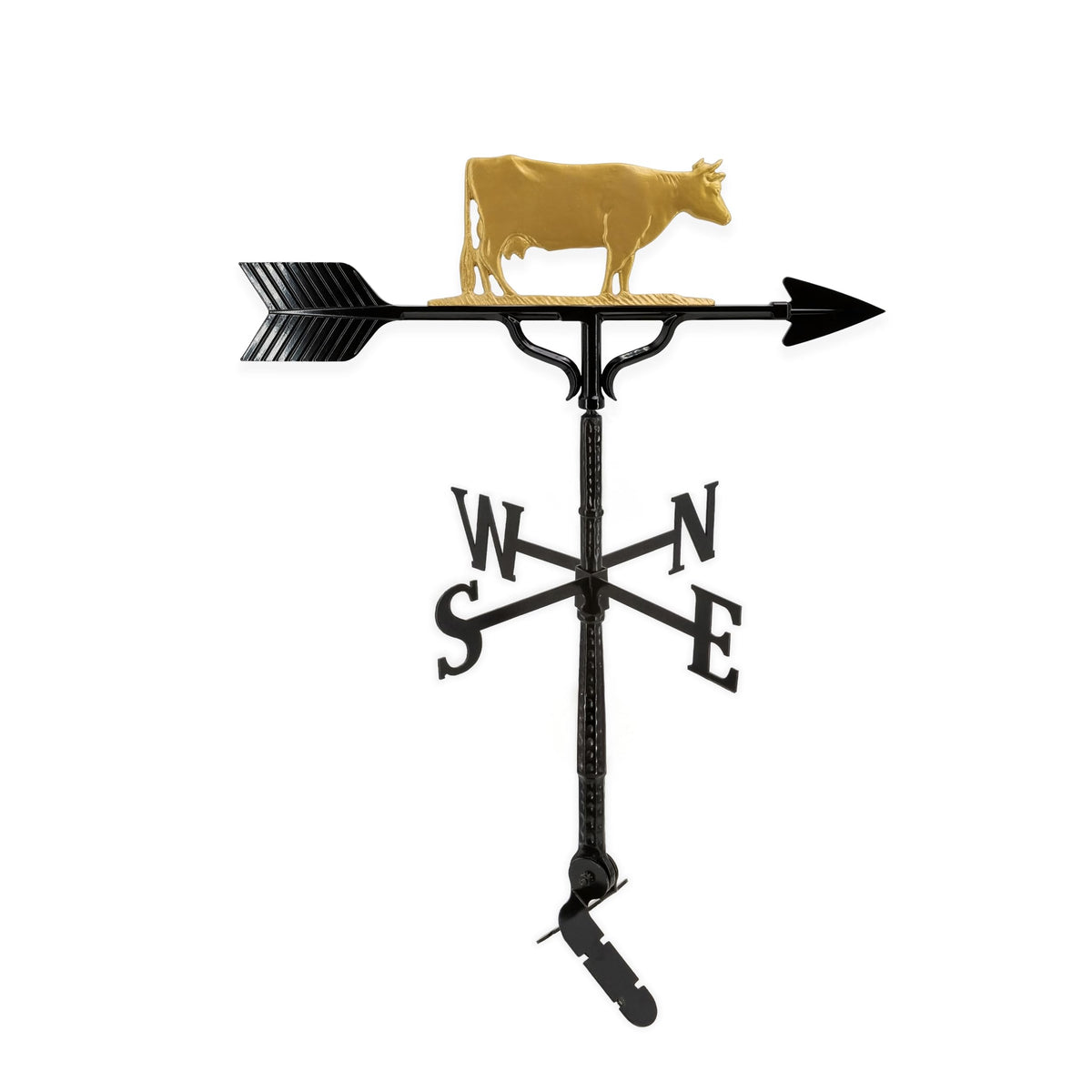 Montague Metal Products Aluminum Cow Roof Weathervane - Black