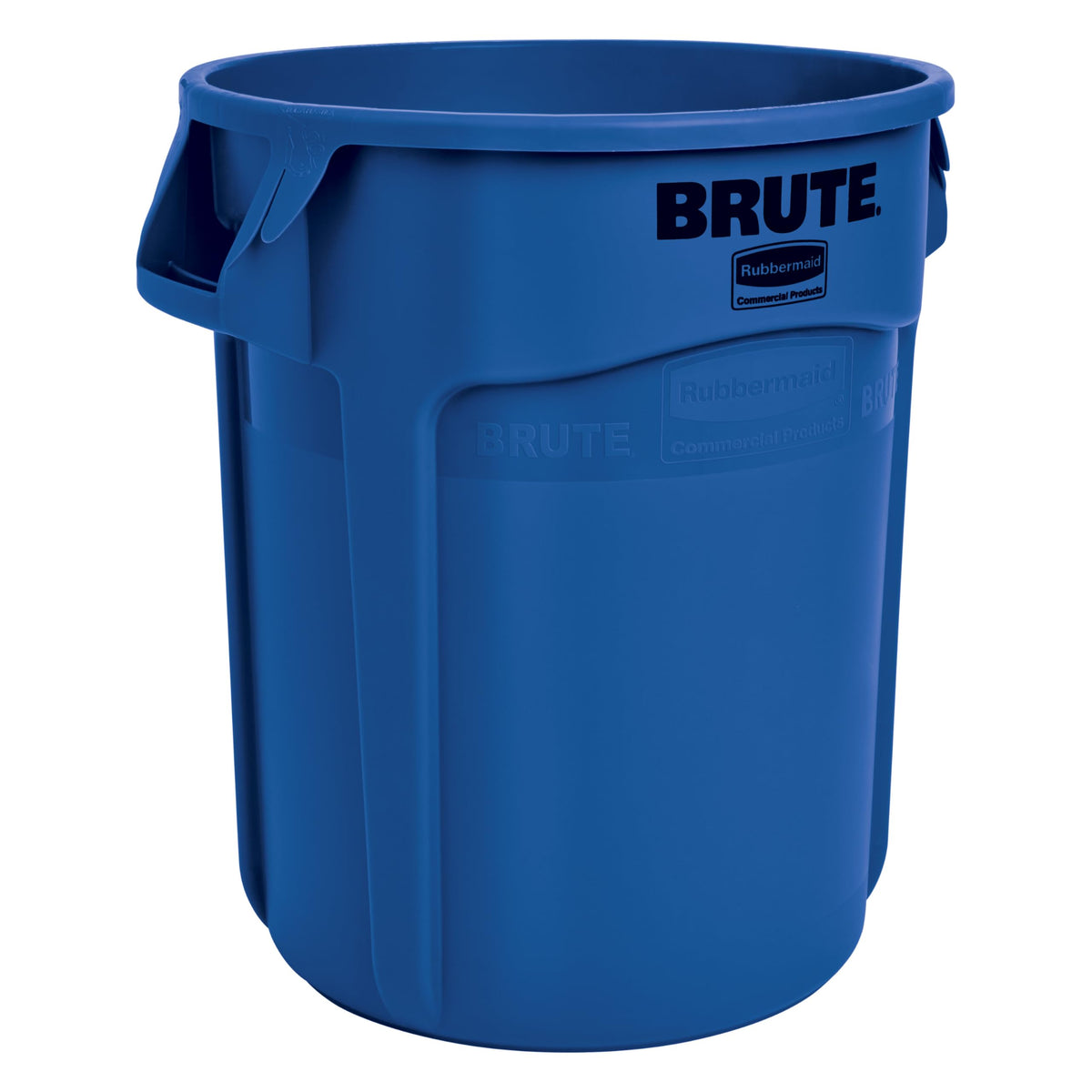Rubbermaid Commercial Products Brute Trash Can, Blue, 55-Gallon