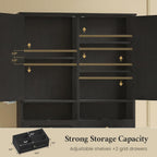Over the Toilet Storage Cabinet with Mobile Storage Cabinet