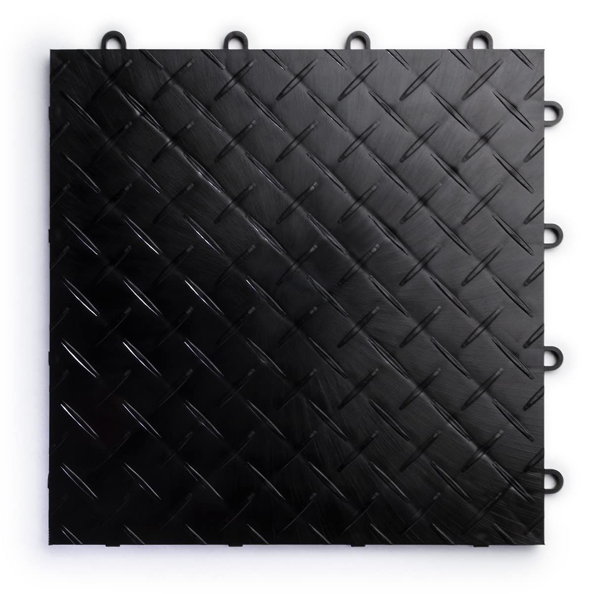 SnapLock RaceDeck Diamond 12"x12" Interlocking Garage Tiles, 48pk, Red
