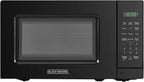 0.7 Cu. Ft. Compact Microwave Oven, 700W, 11 Power Levels, 6 Presets, Child Safety Lock, LED Display, Push-Button Door, Removable 10" Turntable, for Small Kitchen, Dorm & Apartment