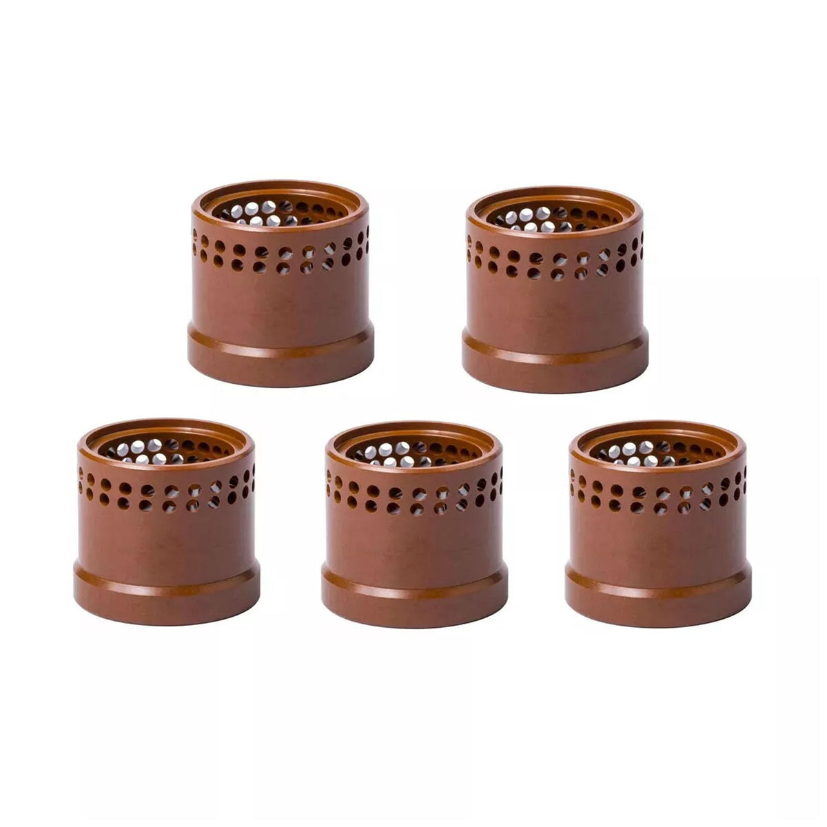 Electrode Nozzle Shield Swirl fit for Lincoln Flexcut 125 LC125 LC125M Plasma cutting torch Consumables (5-PK BK14300-13)