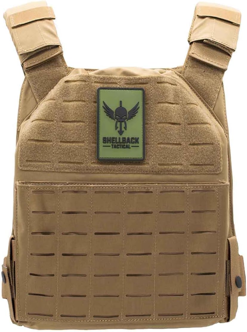 Shellback tactical Physical Fitness Training Vest – Adjustable Weighted Workout Vest for 10x12 Training Plates