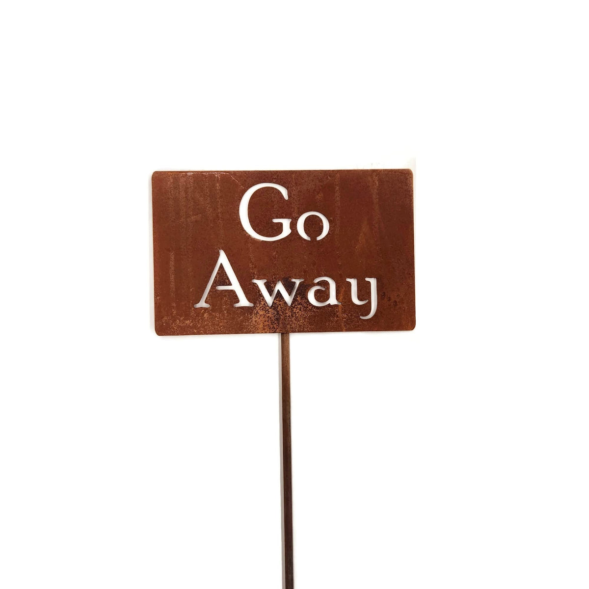 Funny Garden Stake 20 to 33 Inches Tall (I Wet My Plants, XL 33" Tall)