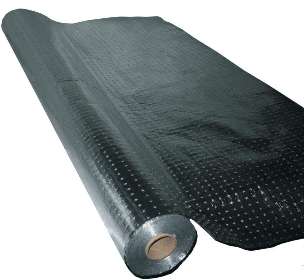 US Energy Products Radiant Barrier Insulation 1000 sqft (4ft Wide) Commercial Grade Perforated No Tear Green Energy Radiant Barrier Reflective Insulation Solar Attic Foil Roof House Wrap SCIF RIFD