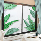 Modern Musical Notes Window Privacy Film 31.5Wx55.1L inch x 2pcs