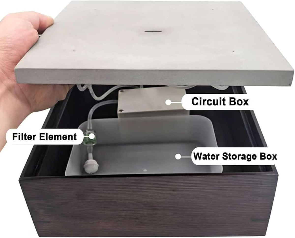 Automatic Water Drop Cat Teaser, Electric Water Drop Cat Toy with 600ml Water Storage Box, Built-in Removable Washable Filter, Adjustable Flow Rate, for Home Relaxation and Stress Relief (Black )
