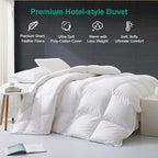 APSMILE Duvet Insert,Down Feather Fibers Comforter Queen-All Season Blanket