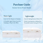 Globon Summer Down Comforter King Size,Extra Lightweight Duvet Insert,White