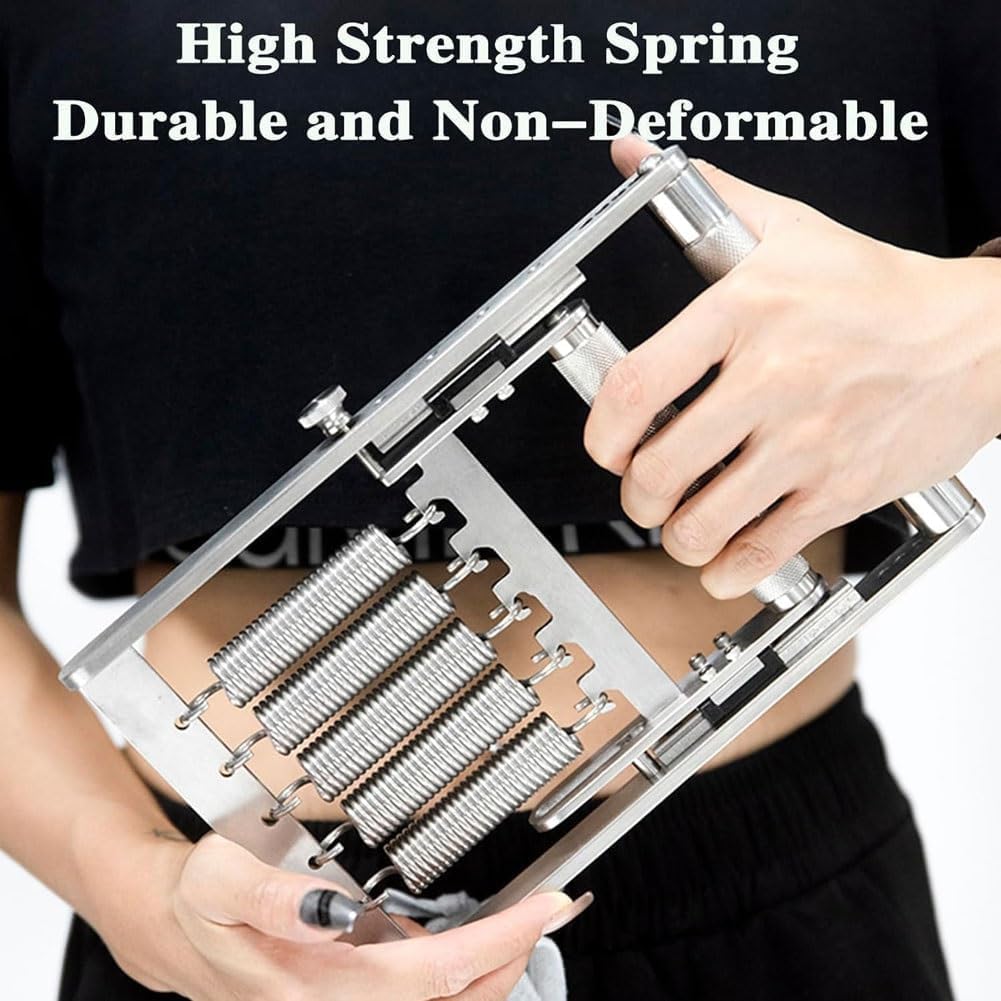 Strengthen Hand Grip Exerciser, Stainless Steel Hand Grip Strengthener, Maximum Load 330Lbs/150kg, 4mm-30mm Grip Distance Adjustable, for Wrist Forearm Finger Muscle Training