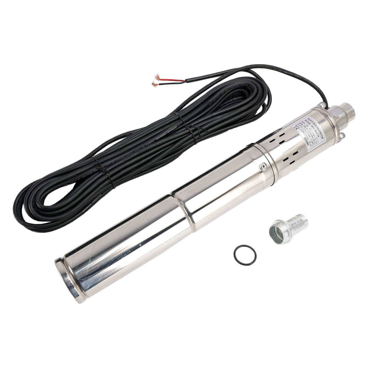 3" 48V 750W MPPT Screw Solar Bore Pump Submersible Deep Well Hole Steel 90M 750W Deep Well Solar Pump with 15M Line