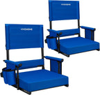 VIVOHOME Adjustable High Back Stadium Seats with Back Support and Cushion