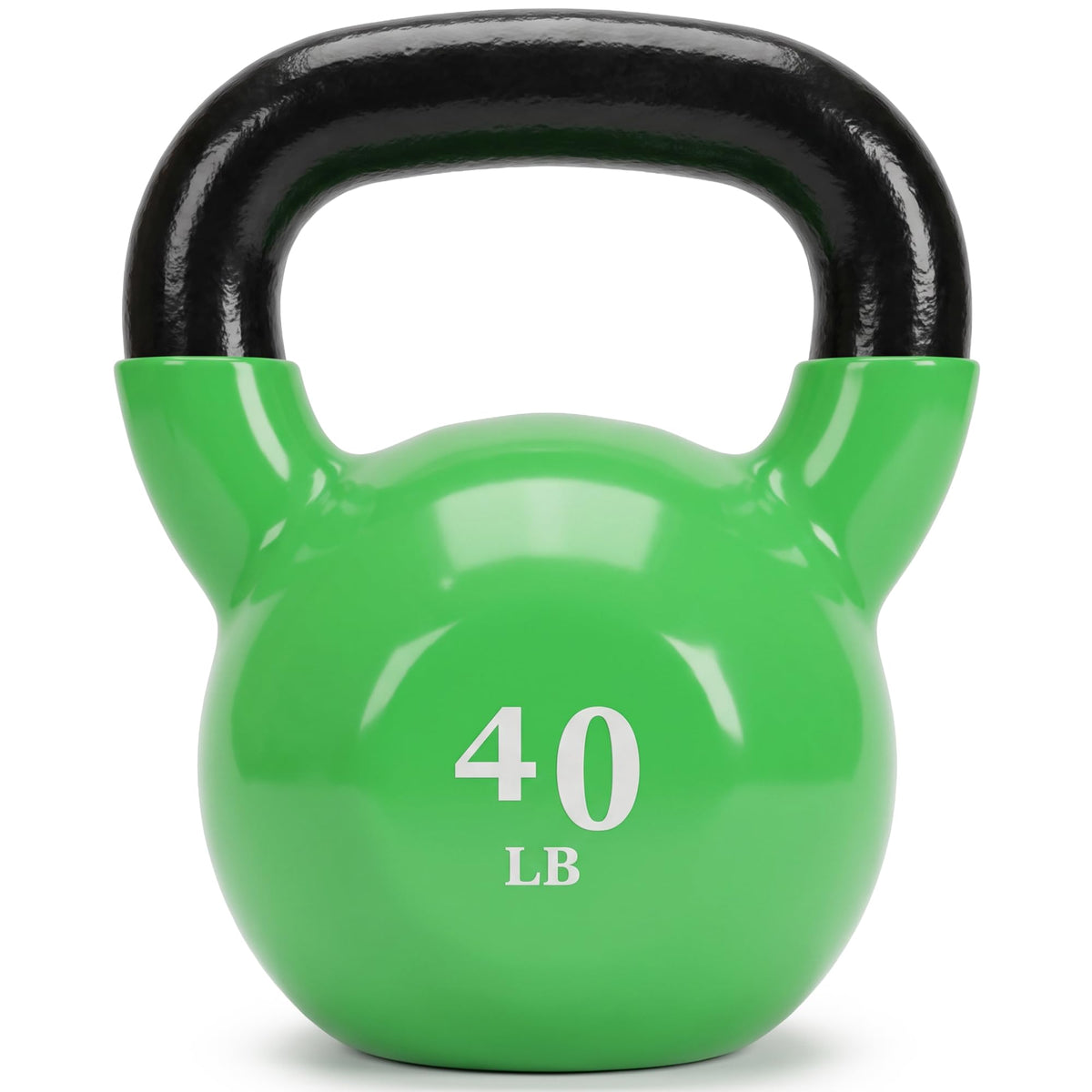 Fitvids 5-50 LB Kettlebells Cast Iron Strength Training Kettlebells for Home Gym Exercises, Single or Set