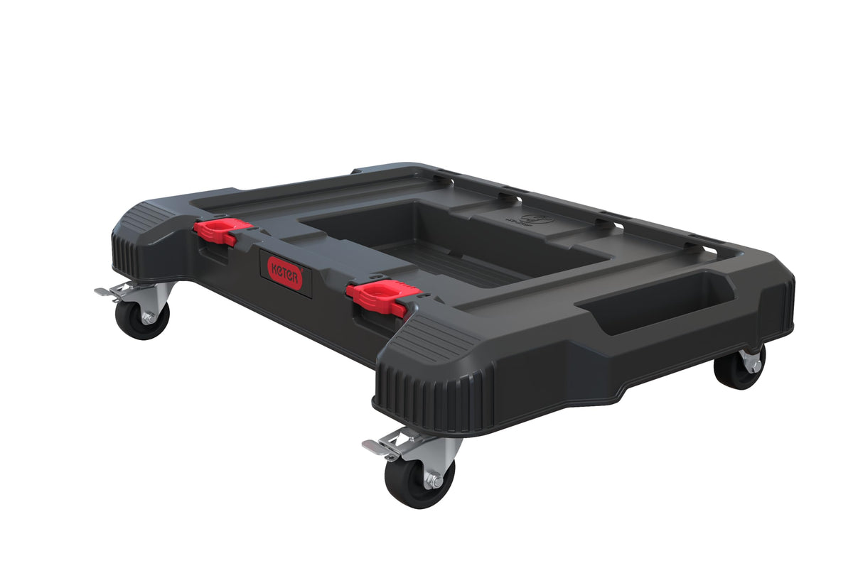 Keter Stack N Rolling Tool Box Modular Storage System 3 Piece