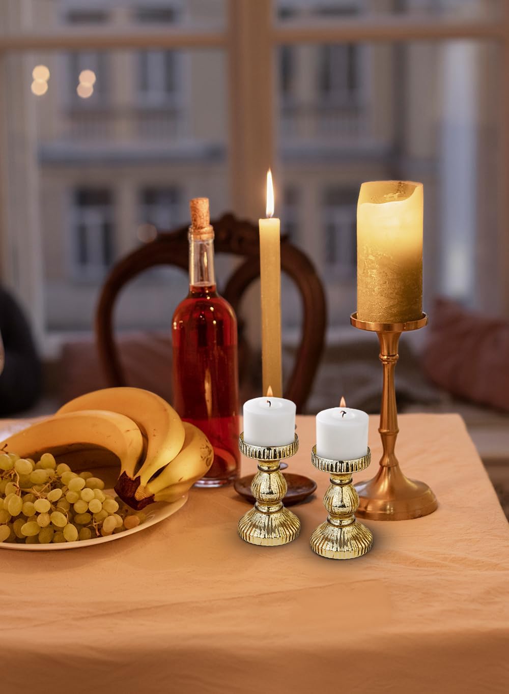 Serene Spaces Living 10-Hour White Votive Candle, Unscented, Long-Burning Tea Light Candles for Weddings, Parties, Events, Restaurants & Bars, Pack of 432