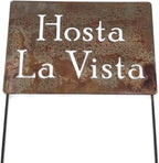 Funny Garden Stake 20 to 33 Inches Tall (Hosta La Vista, XL 33" Tall)