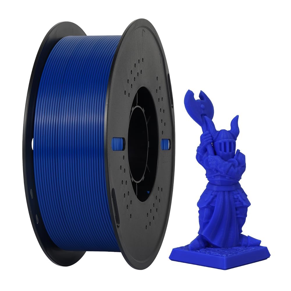 Kingroon PETG 3D Printer Filament, 10 Rolls, Dimensional Accuracy +/- 0.03 mm, 1kg Spool(2.2lbs), 1.75 mm，10KG Ten Colors Black White Grey Red Blue Green Yellow Orange Transparent Silver