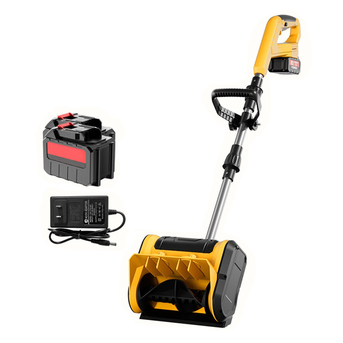 2x20V Cordless Snow Blower 20-Inch,Brushless Electric Snow Thrower with 2×4.0Ah Batteries&Charger,Snow Shovel with Adjustable Chute&Wheels,Patio/Walkways(1x20V)