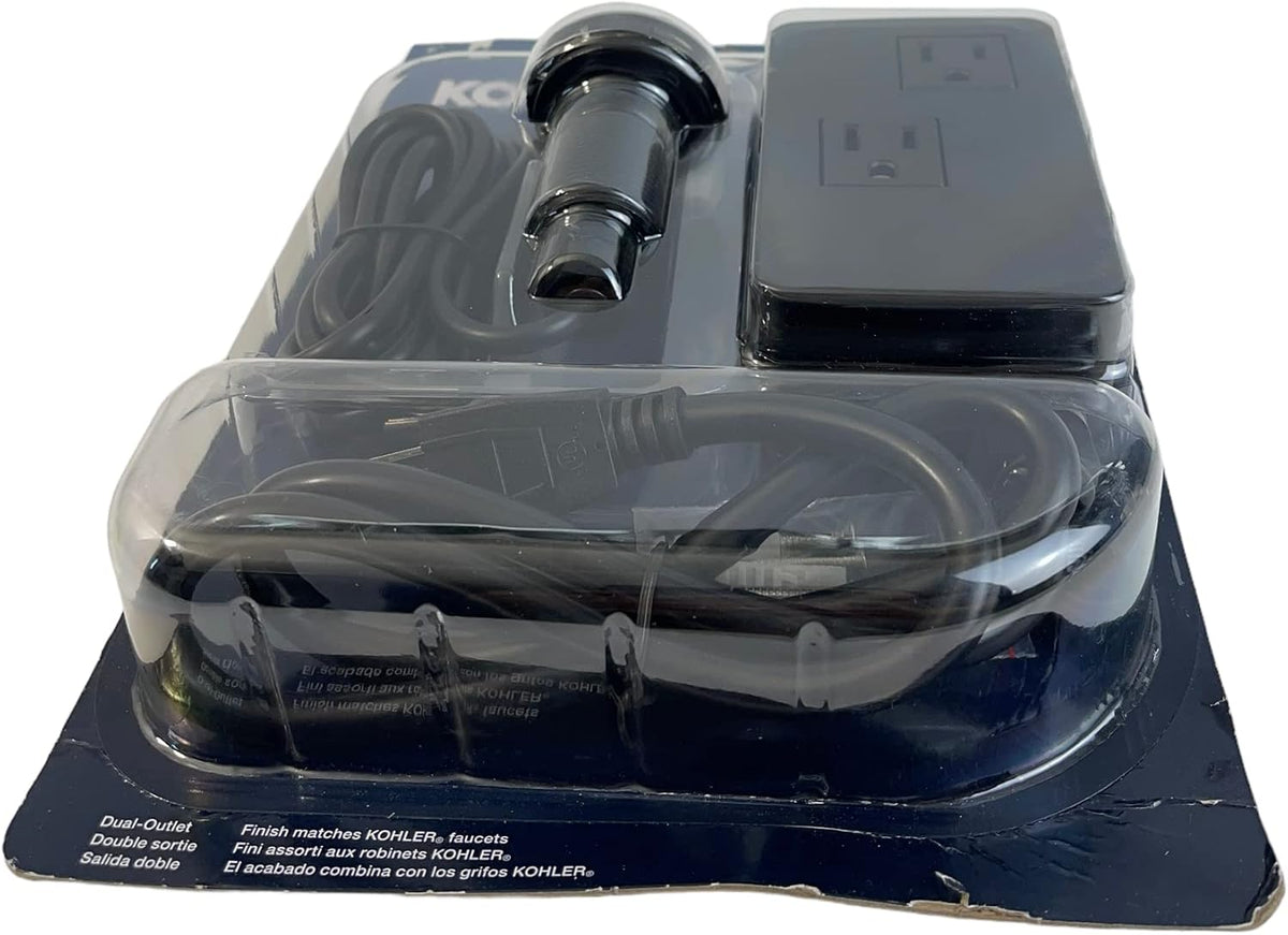 KOHLER K-35723-2BZ Garbage Disposal Air Switch Kit, Vibrant Polished Nickel